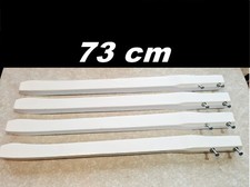 XXL Schminktisch Füße Holzbeine Möbelfüße Tischbeine weiß Holzfüße 73 cm