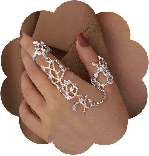 Vintage vollfingerring langer - vintage,