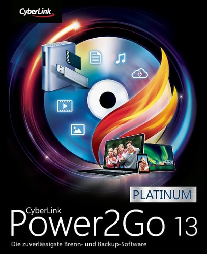 Cyberlink power2go platinum - power2go, 13