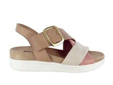 IMAC Sandalen Taupe/Rosa