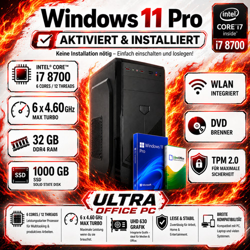 Windows pro intel core - pc,
