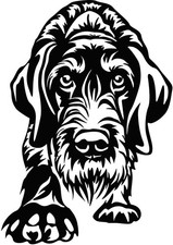 DEUTSCH DRAHTHAAR Aufkleber -