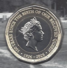 GIBRALTAR 1 Pound 2026   100th