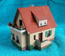 Hinkel & Kutschbach Leipzig Haus mit Anbau Veranda Nr 32 Holz Pappe Pico Express