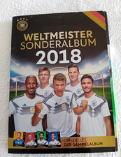 REWE DFB Sammelalbum WM 2018  Album komplett mit 34 allen Sammelkarten!  
