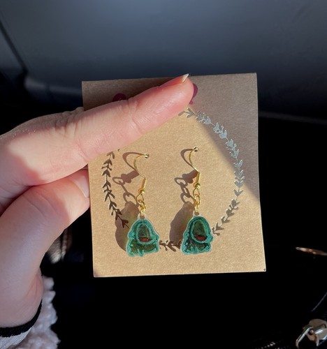 Cute meme froggy frog - , earrings