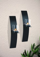 2er Set Wandkerzenhalter