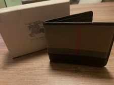 BURBERRY Herren Portemonnaie Geldbörse Leder Dark Birch