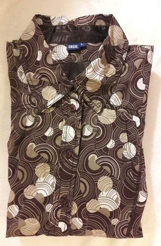 BLUSE-Langarm-Damen-