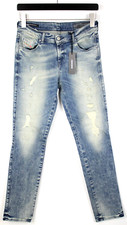 Diesel D. N. A. Sandy Regular Slim Gerade Damen W28/L32 Zerrissene Jeans