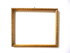 Jugendstil Art Deco Rahmen Glas Holz geschnitzt vergoldet 27 x 33 cm