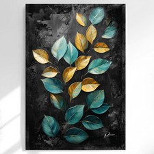 Blätter Pflanzen Leinwand