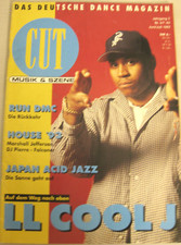 CUT.Deutsches Tanzmagazin. Il Coolj, Japan Acid Jazz, RunDMC. Juni-Hugio 1993