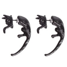 3D Ohrstecker Katze Ohrringe