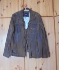 Braune Herrenlederjacke