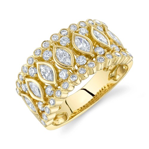 14k gelbgold ring - ring, mit