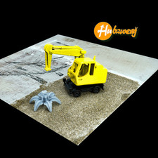 Spur TT Radbagger gelb mit