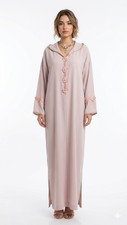 Damen Elegante Crepe-Djellaba