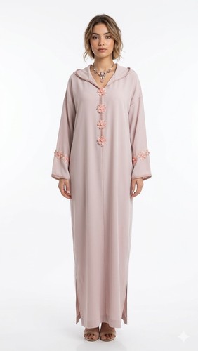 Damen elegante crepe - damen, crepe-djellaba