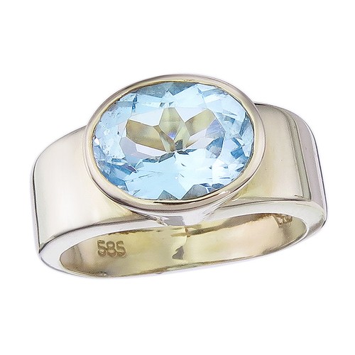 Ring topas 585er gelbgold - ring,