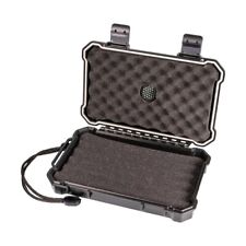 Passatore Reisehumidor aus Acryl, schwarz, für 5 Zigarren