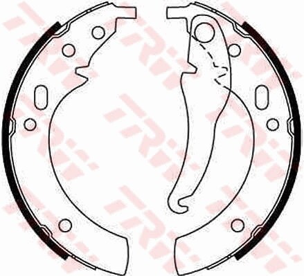 Trw gs8094 bremsbackensatz - gs8094,