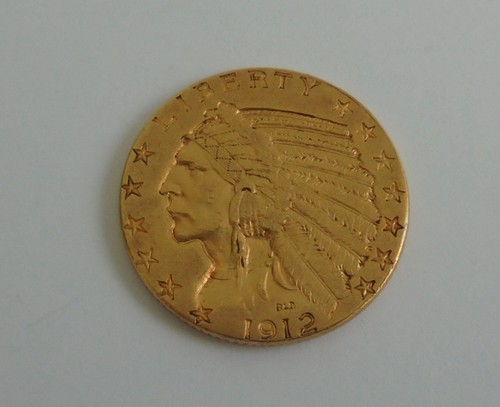 Dollar goldmünze usa - goldmünze, 1912