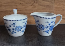 Seltmann Weiden *Doris / Isolde* Bayerisch Blau Milch- & Zucker Set