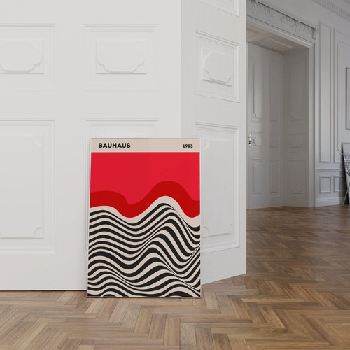 Bauhaus ausstellung poster - bauhaus,
