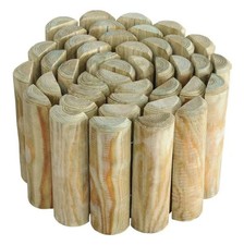 Rollboarder 20 cm Ø 6 cm, 250 x 20 cm, kesseldruckimprägniert  Holzpalisaden