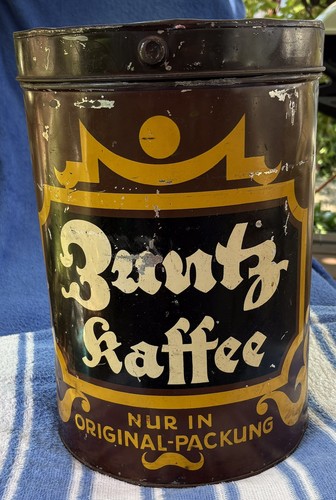Grosse zuntz kaffee blechdose - grosse,