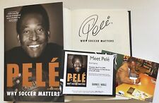 Pele signiert WM Brasilien Fußball Buch Original Unterschrift signed Autogramm