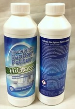 HiGloss Hochglanz Sanitärpolitur Abperleffekt Kalk, Rost, Urinstein!!!