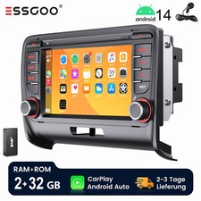 DAB+ Android 14 Für Audi TT 8J 2006-2014 Autoradio Apple Carplay GPS NAVI 2+32GB