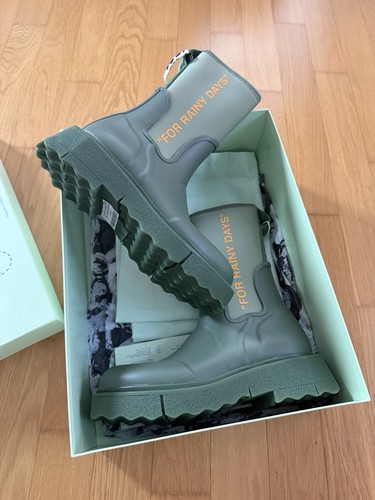 Off white gummistiefel neu - off-white,
