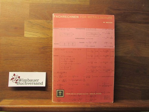 Fachrechnen für metallberufe - fachrechnen,