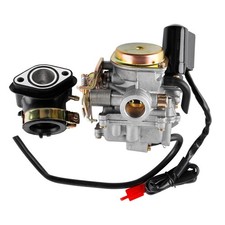 18mm Roller Vergaser 50cc für Rex RS 400/RS 450/RS 460/GY6 50cc/GY6 mit E-Choke