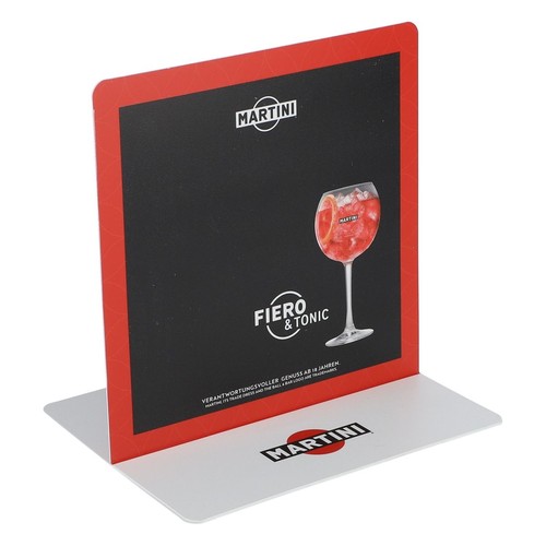 10x martini tischaufsteller - 10x,