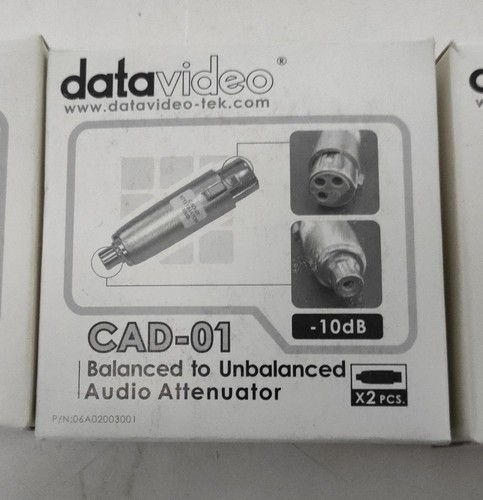 Datavideo xlr rca - datavideo, balanced