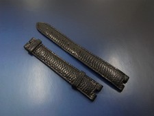 CARTIER Must Damen Lady Armband Leder Leather Strap Schwarz Black 16/14 mm