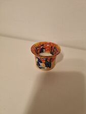 Votiv Glas 110 Katzen gelb/rot dekoratives Windlicht Teelichthalter Leuchtglas