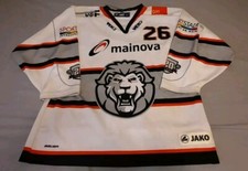 Game Worn Eishockey Trikot Löwen Frankfurt Robin Radermacher #26