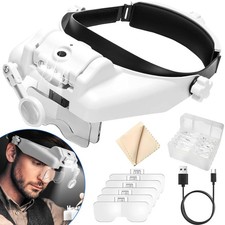 LED Stirnlupe Kopflupe 6