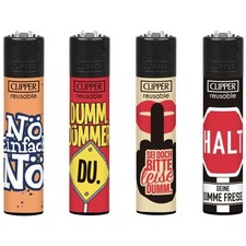 Clipper Feuerzeug - 4er Set -