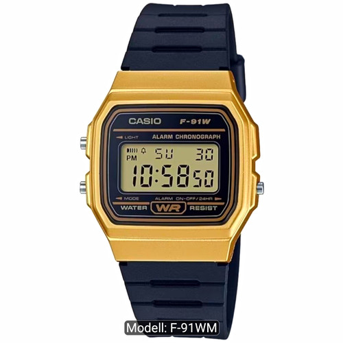 Casio 91w unisex quarz - f-91w,