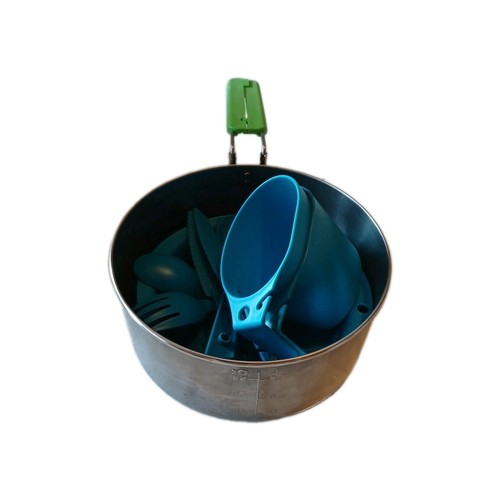 Topf und campinggeschirrset - topf,