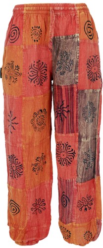 Aladinhose patchwork unikat - aladinhose,,