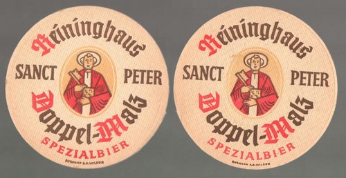 Uralter bierdeckel sanct peter - uralter,