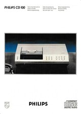 Bedienungsanleitung-Operating Instructions for Philips CD 100 