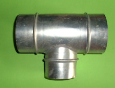 Muffe Rohr-Verbinder STAHL verzinkt Lüftung Verbindungsstück  T-Stück 100x75x100